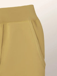 Ninth Pants Wide Leg Solid Color Pants Trousers