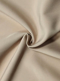 High Waisted Loose Pleated Solid Color Round-Neck Midi Dresses