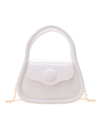 Chains Solid Color Crossbody Bags Satchels