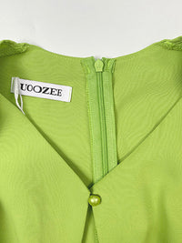 Batwing Sleeves Loose Hollow Solid Color Split-Joint Cold Shoulder Jumpsuits