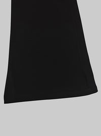 High-Waisted Solid Color Loose Wide Leg Trousers Pants