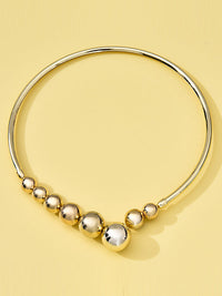 Asymmetric Beaded Solid Color Dainty Necklace Necklaces Accessories