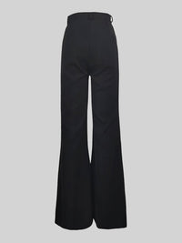 High-Waisted Solid Color Loose Wide Leg Trousers Pants