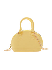 Chains Geometric Zipper Crossbody Bags Satchels
