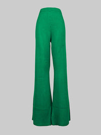 High Waisted Loose Contrast Color Pants Trousers