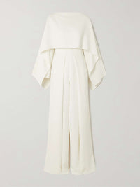 Long Sleeves Wrap Solid Color Zipper Jumpsuits