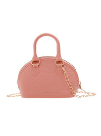Chains Geometric Zipper Crossbody Bags Satchels