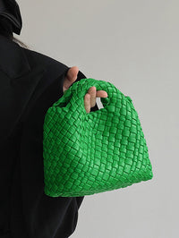 Solid Color Woven Bags Crossbody Bags Handbags