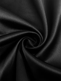 A-Line Three-Quarter Sleeves Pleated Pockets Solid Color V-Neck Midi Dresses