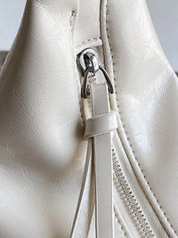 Geometric Split-Joint Zipper Bags Crossbody Bags