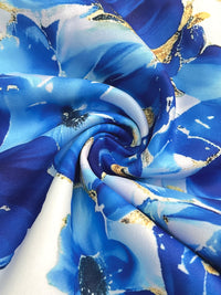 Flower Print Pockets Loose Wide Leg Shorts Bottoms