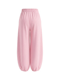 Cropped High Waisted Pleated Pockets Solid Color Pants Trousers