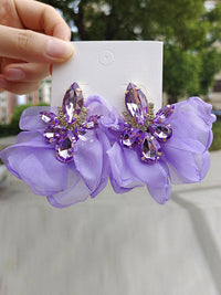 Flower Shape Drop Earrings