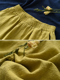 Loose Solid Color Casual Pants