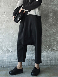 Light Split-joint Harem Pants