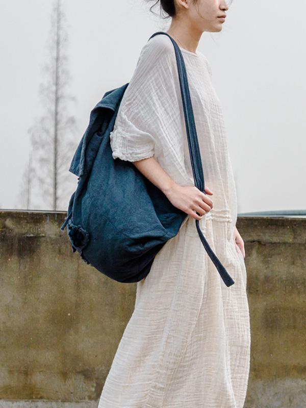 Soft 100%Cotton White Long Dress