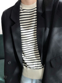Loose Solid Color Casual Blazer Outwear