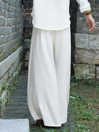 Vintage Casual Yoga Loose Wide Leg Pants