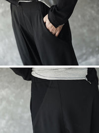 Light Split-joint Harem Pants
