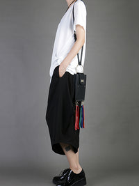 Casual Chiffon Cropped T-Shirt