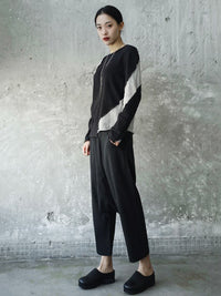 Light Split-joint Harem Pants