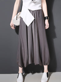3 Colors Elasticity Cuprammonuium Knickerbockers Culotte Pants