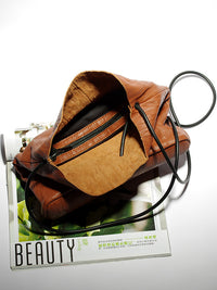 Retro Ruffled Single-shoulder Bag