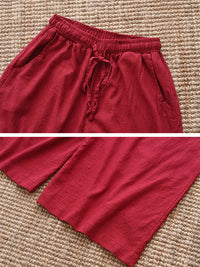 Vintage Linen Wide Leg Ramie Pants