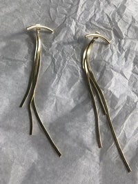 Korean-style Shiny Solid Color Earrings Accessories