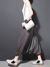 3 Colors Elasticity Cuprammonuium Knickerbockers Culotte Pants