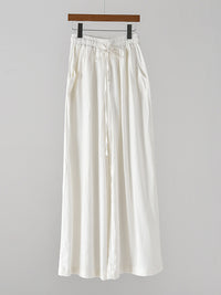Vintage Linen Wide Leg Ramie Pants